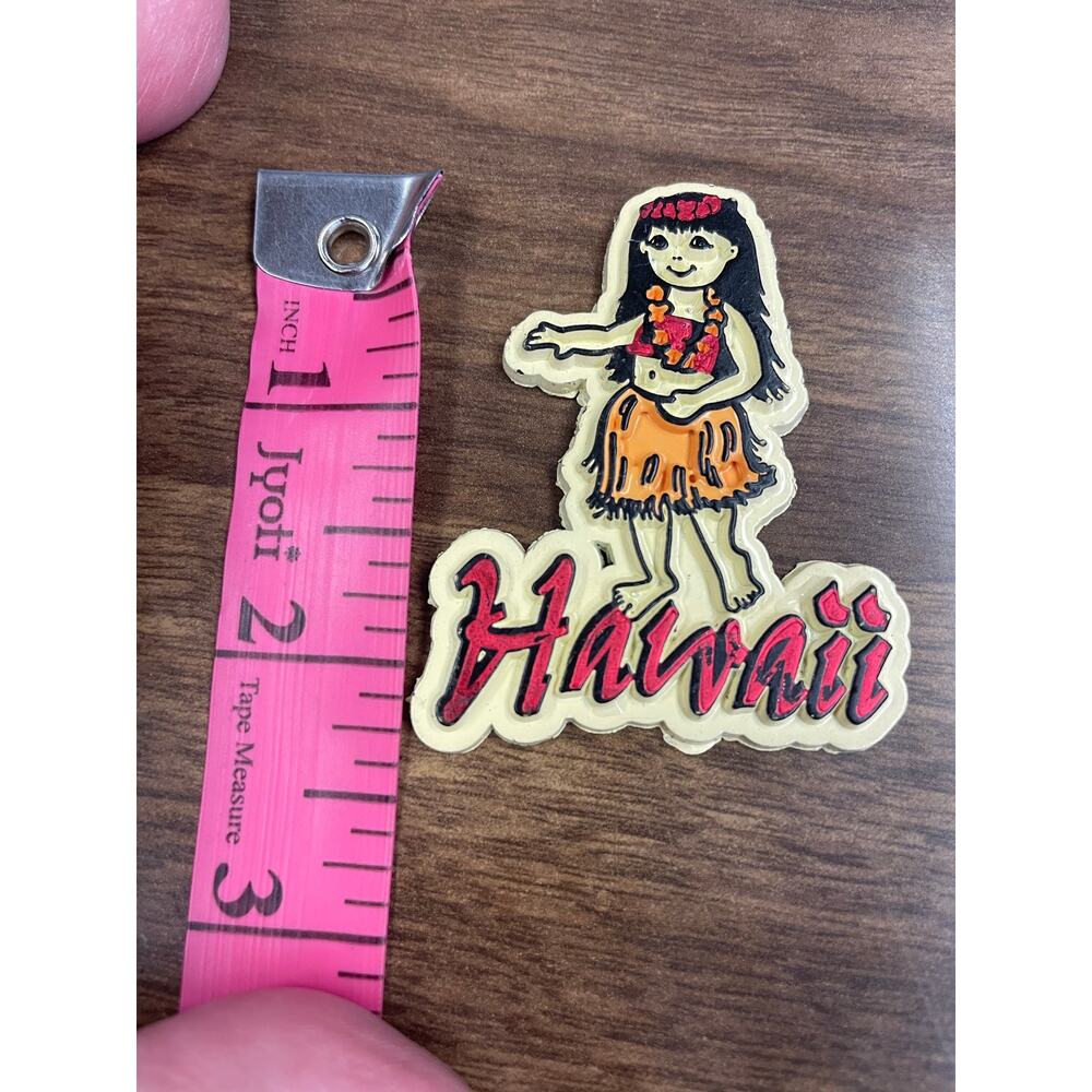 Vintage Hawaii Hula Girl Magnet – Island Souvenir – Retro Luau Decor - Picture 2 of 2